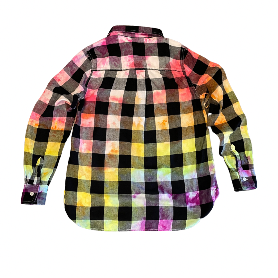 Upcycled Women’s XS Buffalo Plaid Shirt