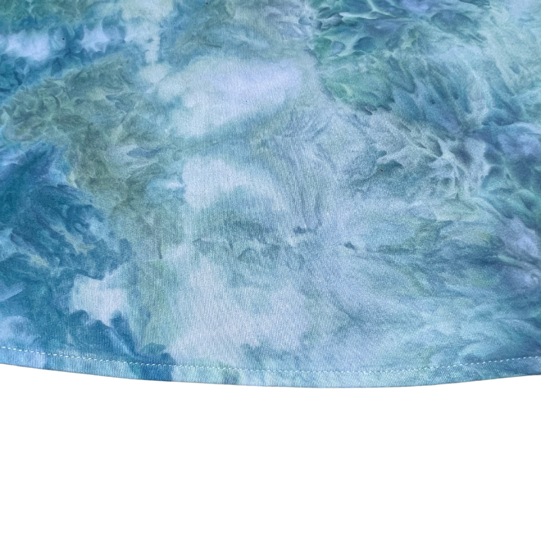 Upcycled 70" Round Table Cloth