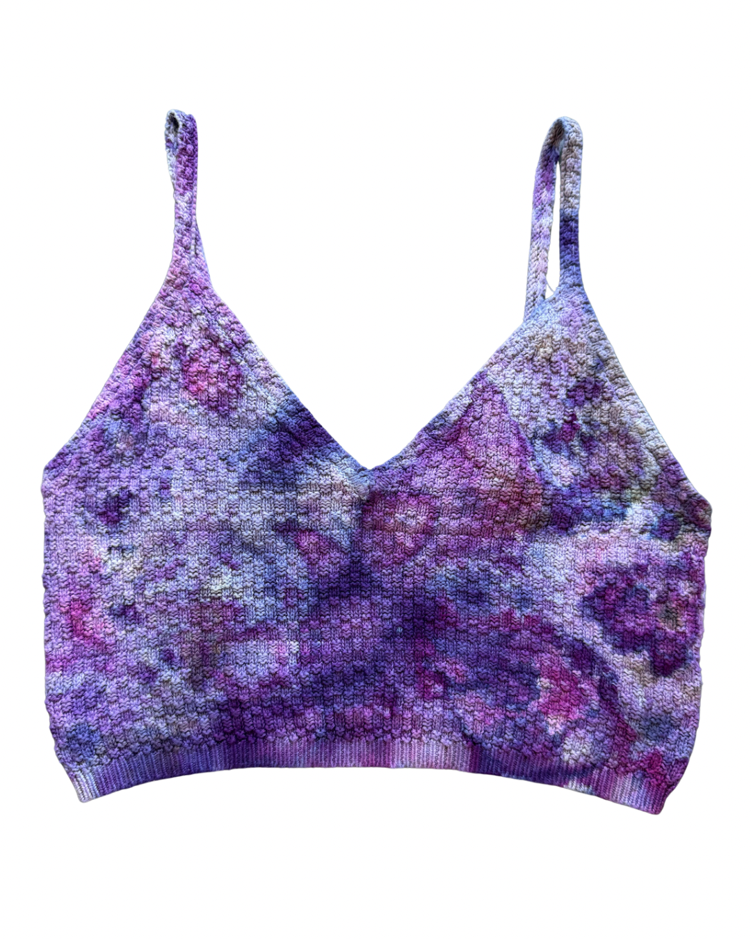 Upcycled Adult XL Knit Crop Top