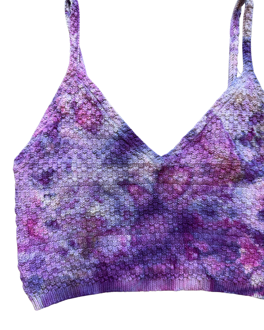 Upcycled Adult XL Knit Crop Top