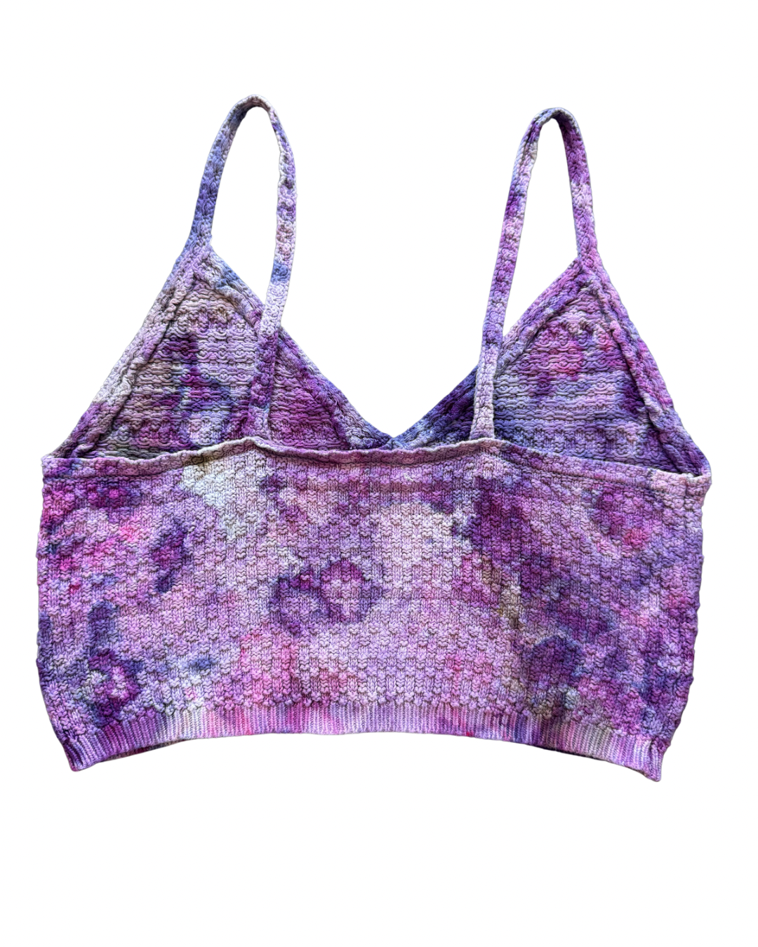 Upcycled Adult XL Knit Crop Top