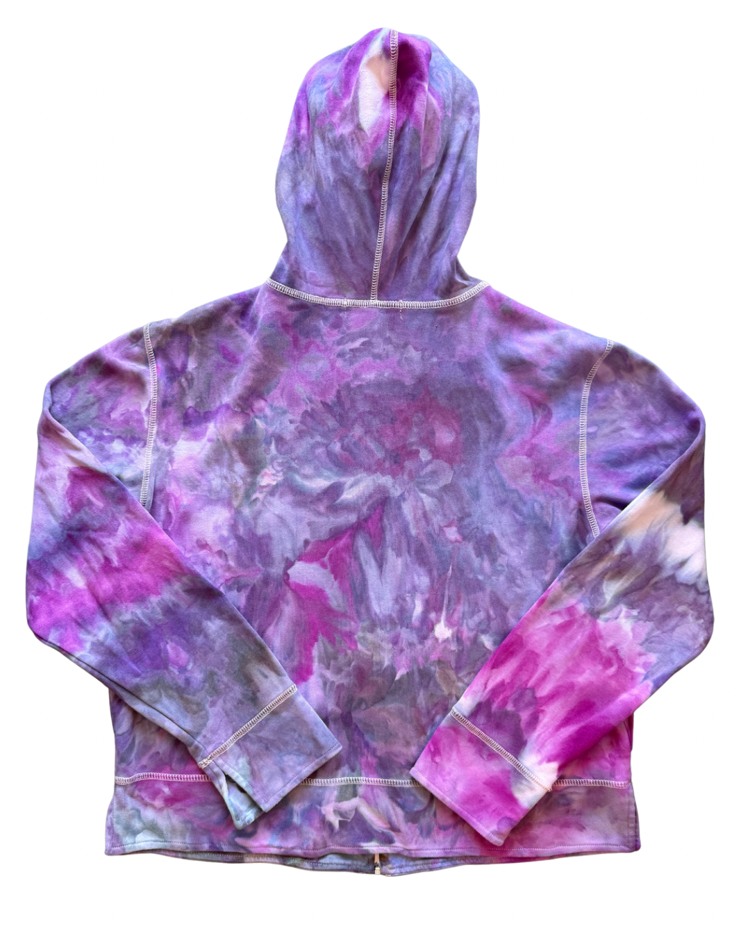 Upcycled Adult Medium Zip Hoodie