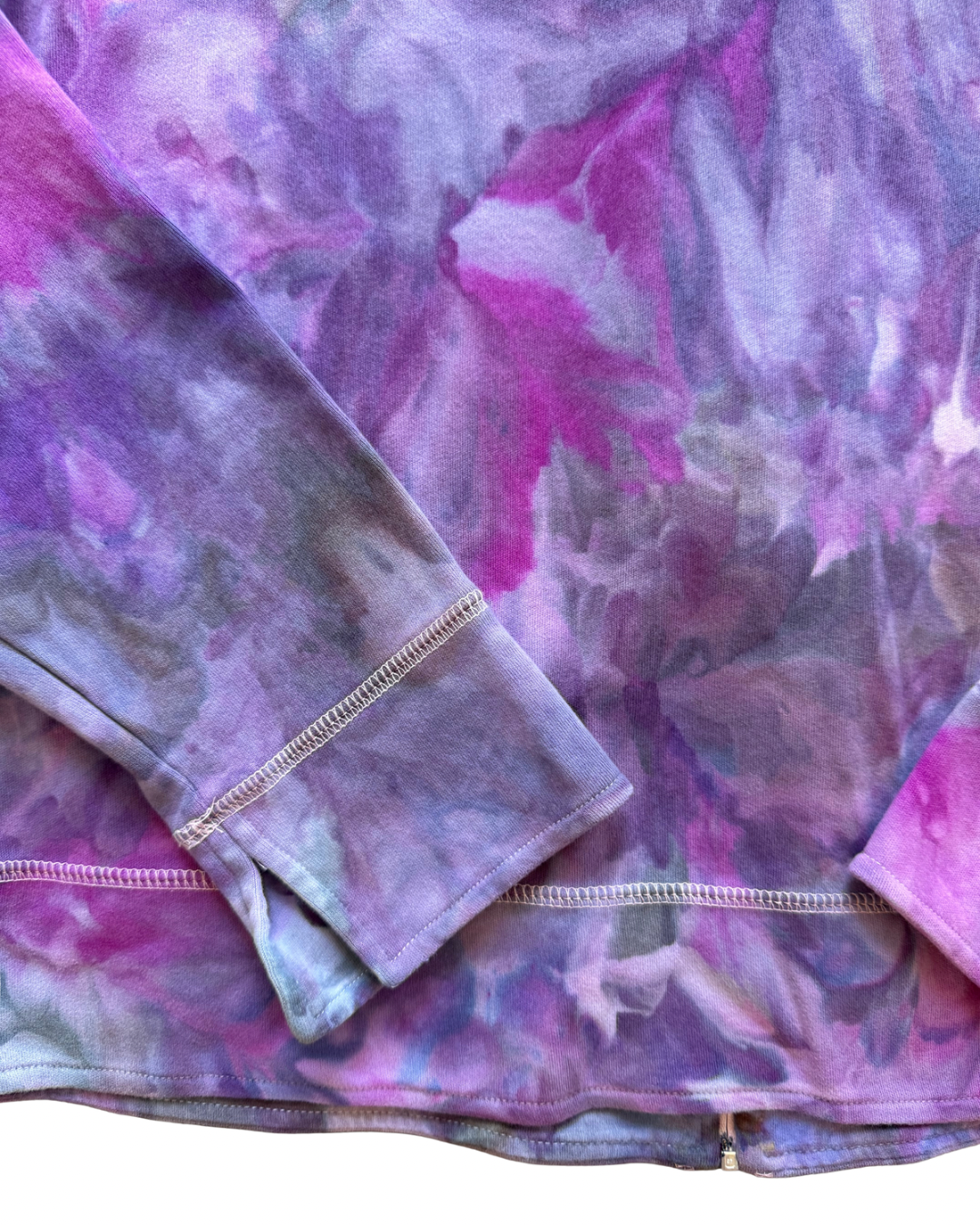 Upcycled Adult Medium Zip Hoodie