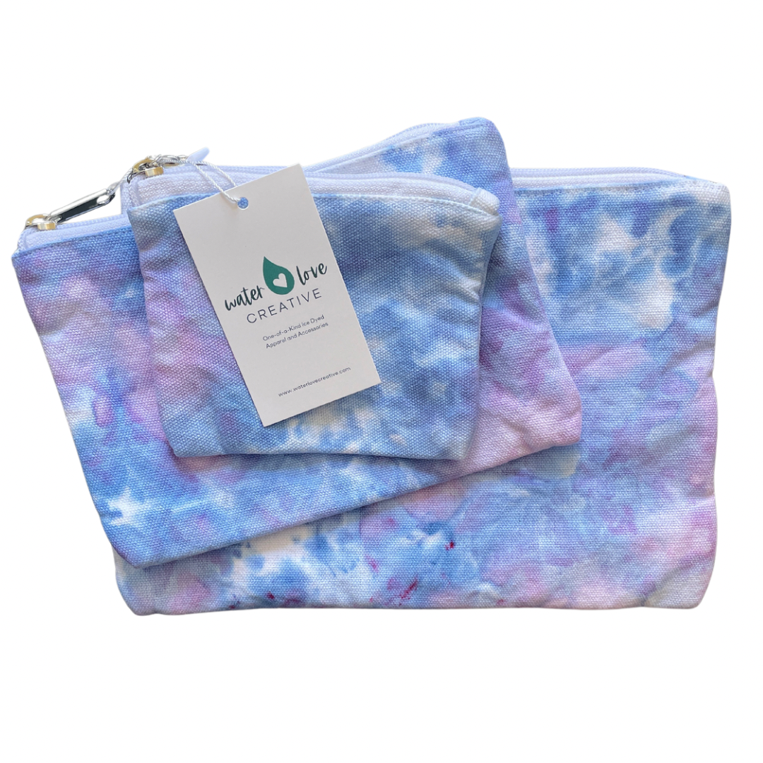 Set of Three Canvas Pouches