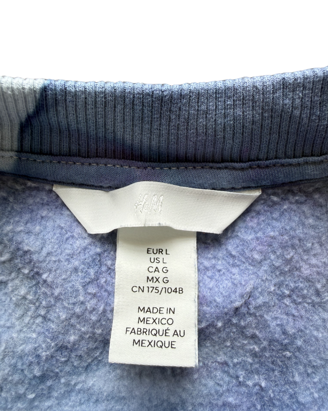 Upcycled Women's Large Crew Neck Sweatshirt