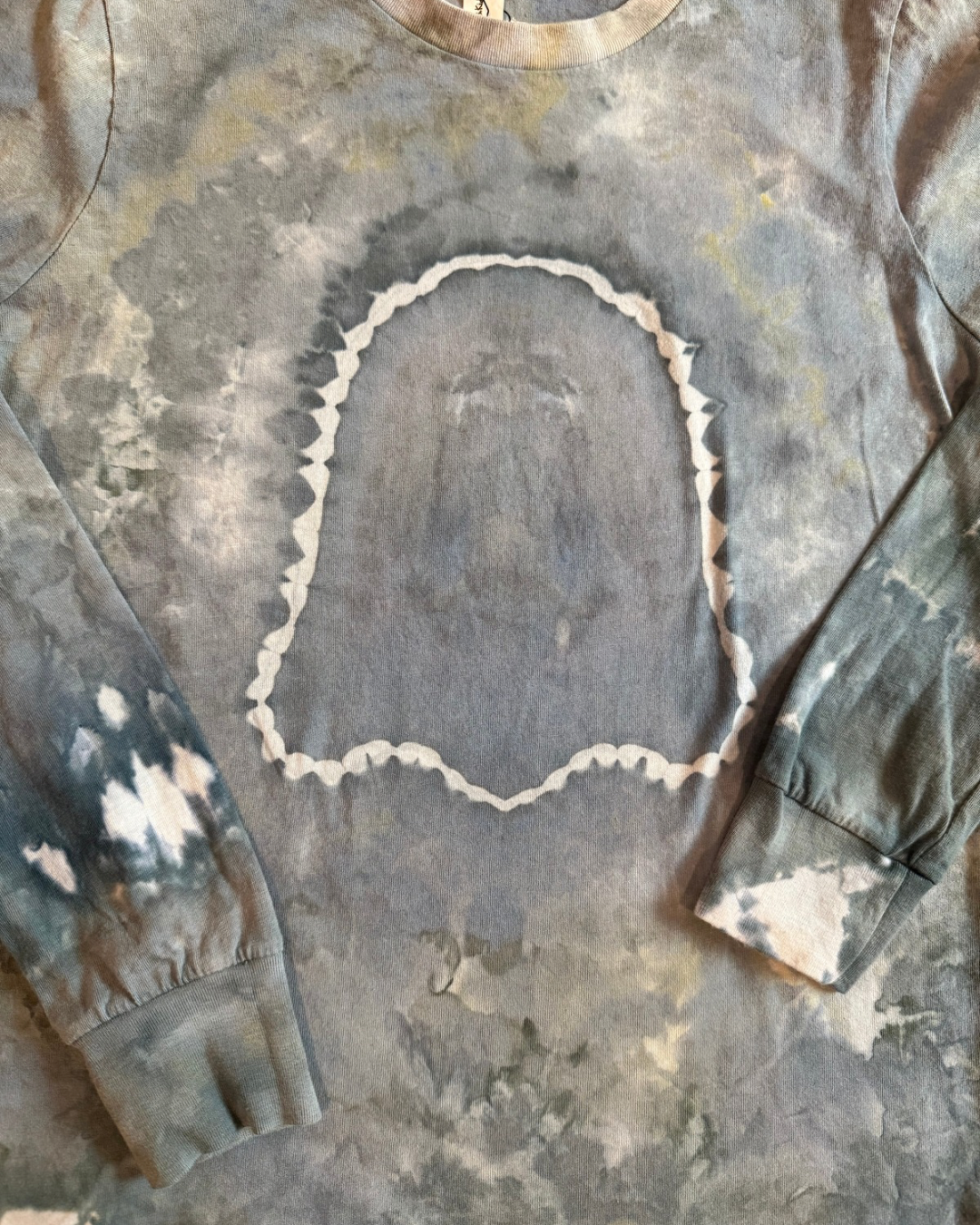 Youth Large Ghost Long Sleeve T-Shirt