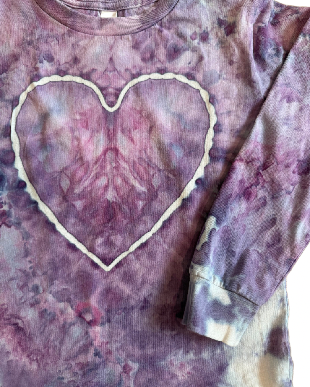 Toddler Long Sleeve Heart T-Shirt - 5T