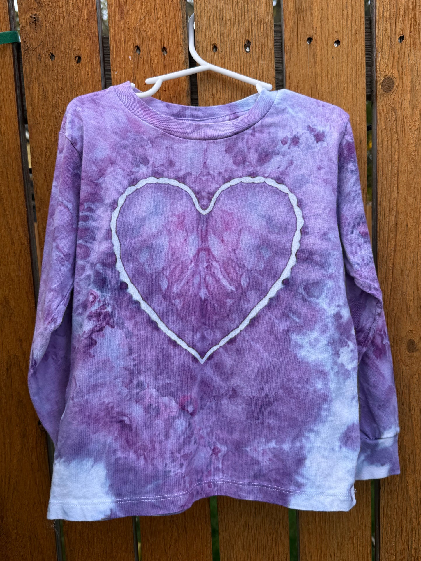 Toddler Long Sleeve Heart T-Shirt - 5T
