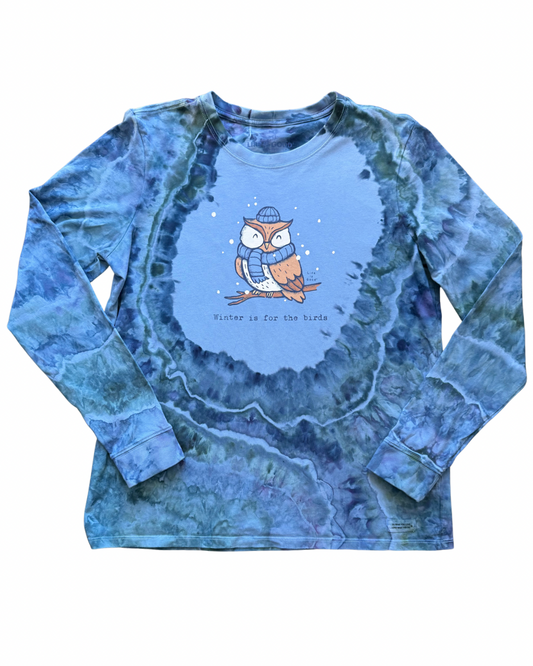Upcycled Women's Large Long Sleeve T